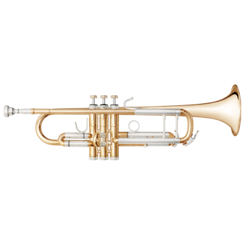 B-Trompete 3143/2 - Schallstück Midsize - Gestürztes Mundrohr - Lackiert