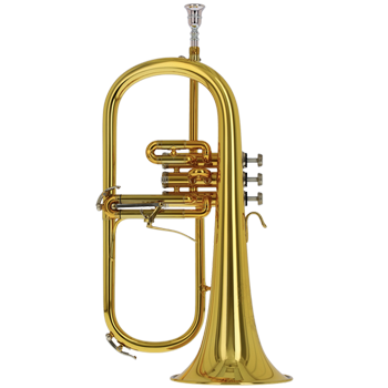 B-Flügelhorn 3146/2 - Goldlackiert